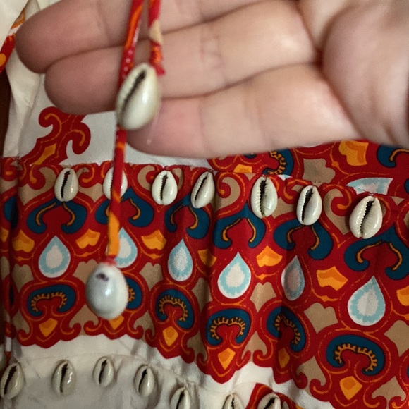 Tracy Rees* PLENTY * Silk Blouse with Seashells Embellishments Size 6 Boho Chic! - Picture 6 of 13